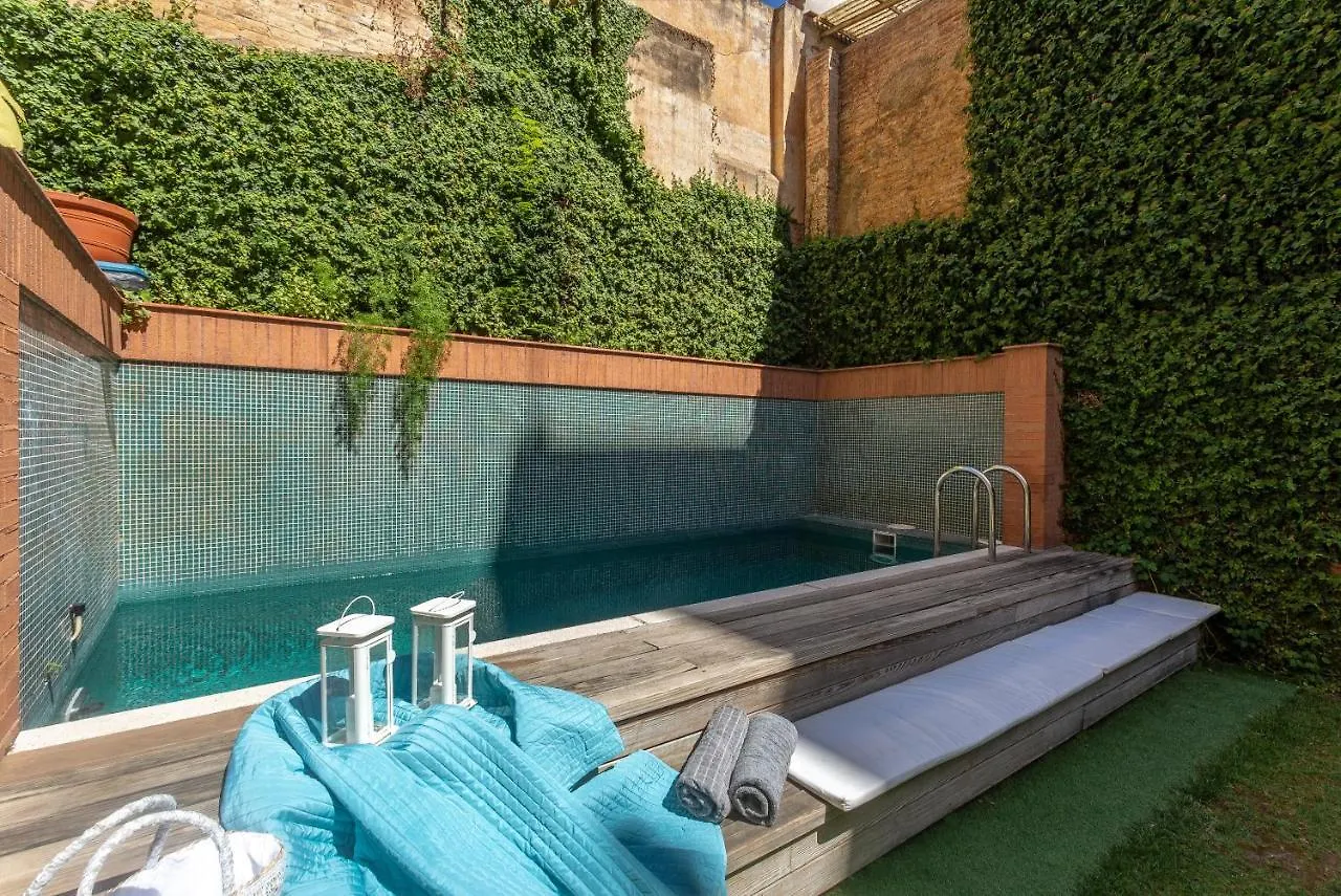 City Center Private Zen House With Pool, Garden Barcelona 0*,
