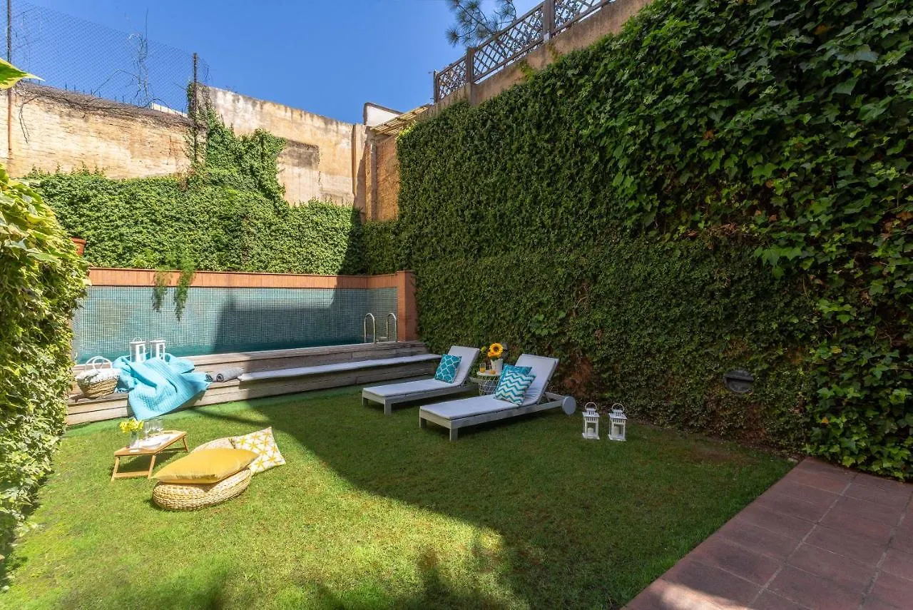 City Center Private Zen House With Pool, Garden Barcelona